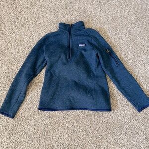 Patagonia 1/4 zip Better Sweater - navy medium